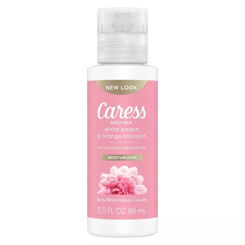 Caress Daily Silk White Peach & Orange Blossom Body Wash - Pink